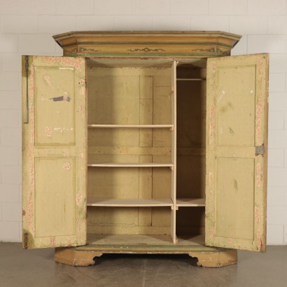 Antiquitäten, Kleiderschrank, antiker Kleiderschrank, antiker Kleiderschrank, antiker italienischer Kleiderschrank, antiker Kleiderschrank, neoklassizistischer Kleiderschrank, Kleiderschrank aus dem 19. Jahrhundert