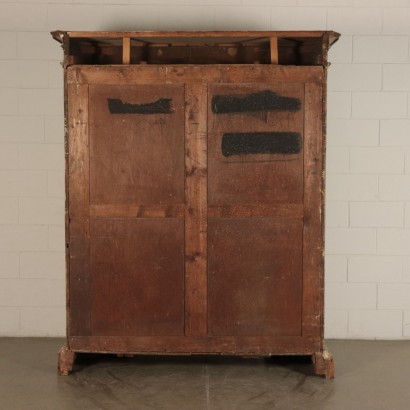 Antiquitäten, Kleiderschrank, antiker Kleiderschrank, antiker Kleiderschrank, antiker italienischer Kleiderschrank, antiker Kleiderschrank, neoklassizistischer Kleiderschrank, Kleiderschrank aus dem 19. Jahrhundert