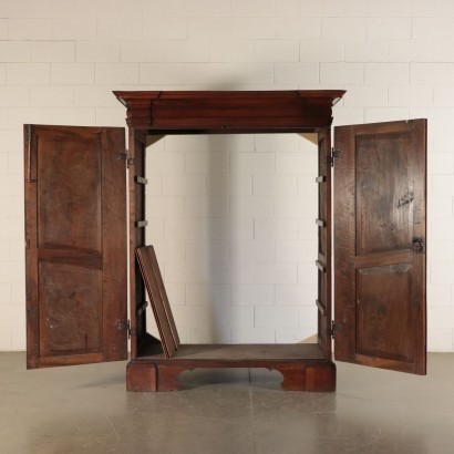 Two Doors Wardrobe Walnut Genoa,Italy 18th Century