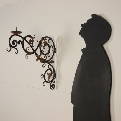 Group of Wall Torch-Holders Wrought Iron Italy 20th Century
