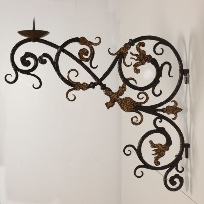 Group of Wall Torch-Holders Wrought Iron Italy 20th Century