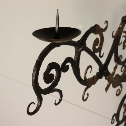 Group of Wall Torch-Holders Wrought Iron Italy 20th Century