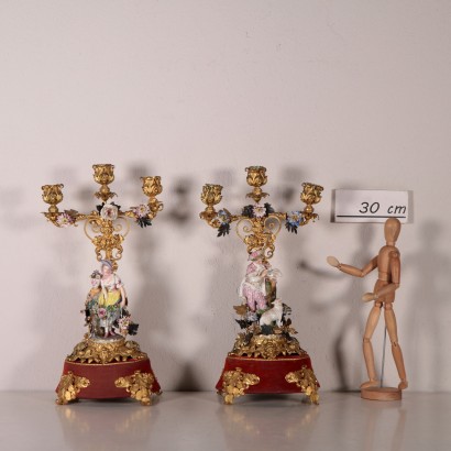 Pair of candlesticks, a J. P.