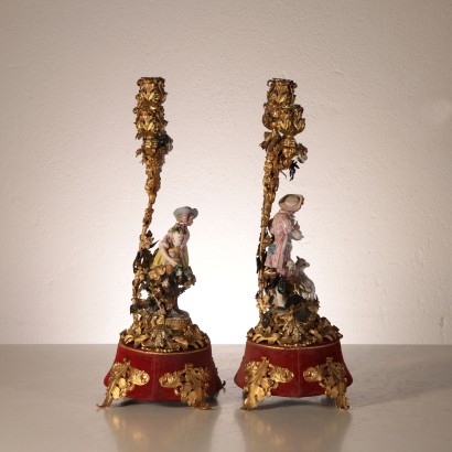 Pair of candlesticks, a J. P.