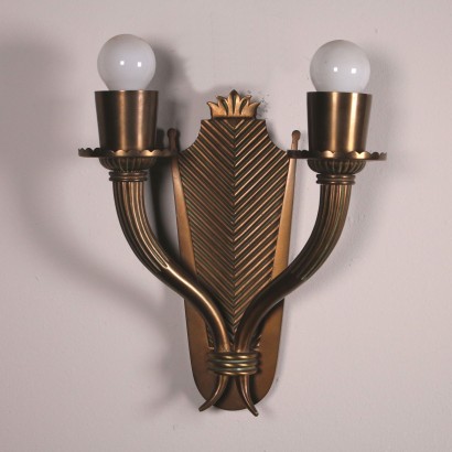 Lamps Brass Italy 1950s Italian Prodution