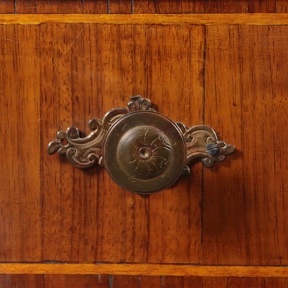 Chest of Drawers Walnut and Marple Italy 20th Century