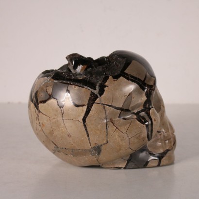 Skull-Septaria Geode Marble 20th Century