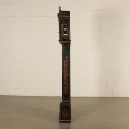Column Clock. Lacquered Wood England 19th century