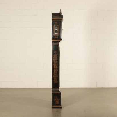 Column Clock. Lacquered Wood England 19th century