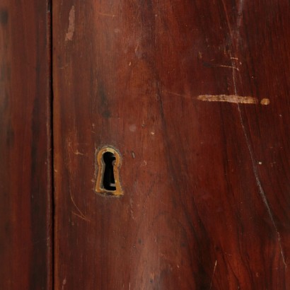 Column with Door, Walnut Slab Italy 19th Century