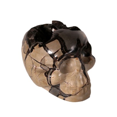 Skull-Septaria Geode Marble 20th Century