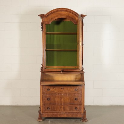 Trumeau with Tilting Mirror, Walnut Italy 19th Century