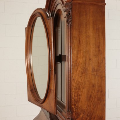 Trumeau with Tilting Mirror, Walnut Italy 19th Century