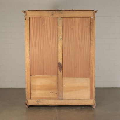 2 Doors Wardrobe, Poplar Italy 19th Century