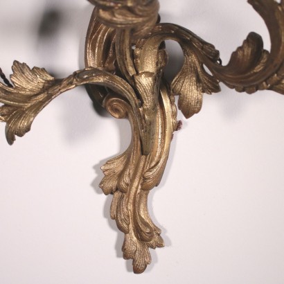 Matching Wall Lamps, Bronze Italy 19th Century
