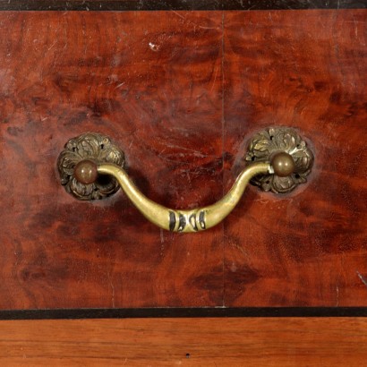 Cupboard with Mirror, Walnut Italy 20th Century