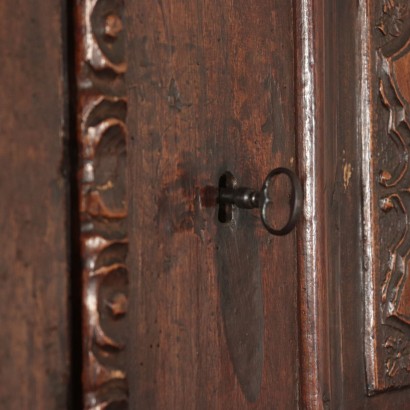 Two Bodies Cup Board Walnut Italy 17th Century