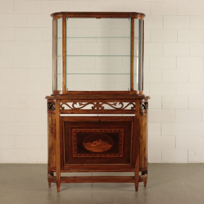 Furniture with Folding Door, Various Wood Essences Italy 20th Century