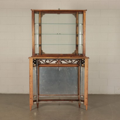 Furniture with Folding Door, Various Wood Essences Italy 20th Century