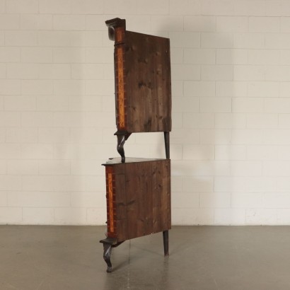 Two Bodies Corner Cabinet, Carub Italy 20th Century