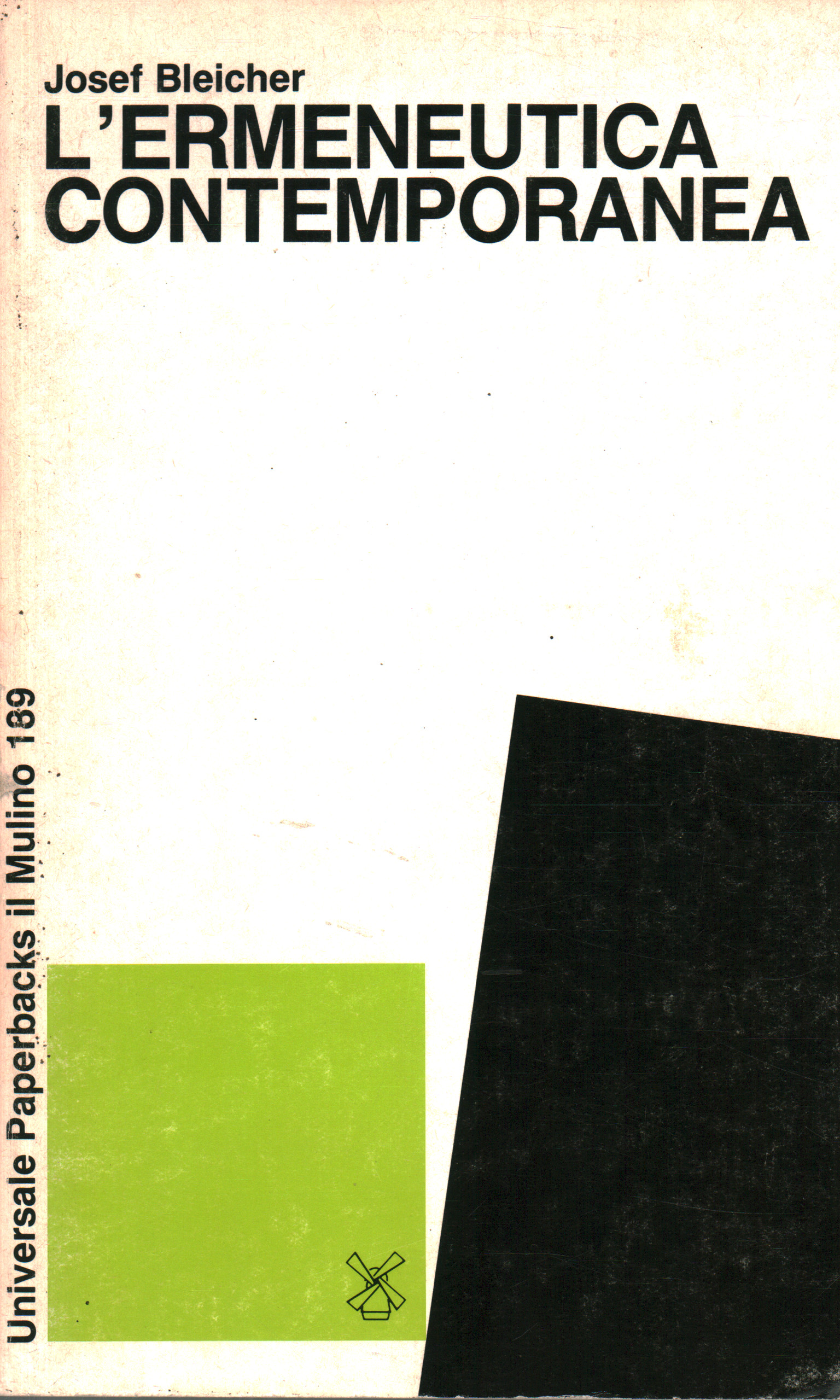 L ermeneutica contemporanea, Josef Bleicher