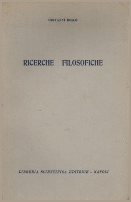 Ricerche filosofiche
