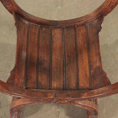 Armchair, Walnut, Italy 19th Century