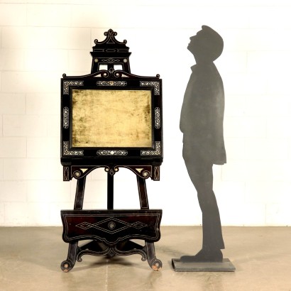 Inlaid Easel, Ebony, Italy 19th Century