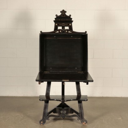 Inlaid Easel, Ebony, Italy 19th Century