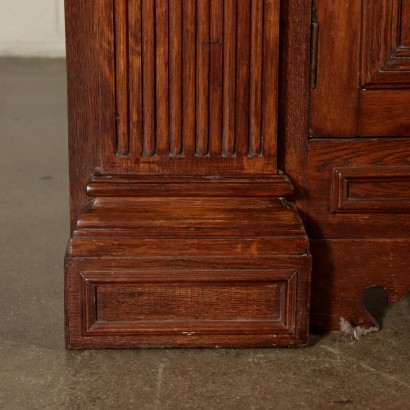 Big Bookcase, Sessile Oak, Italy 20th Century