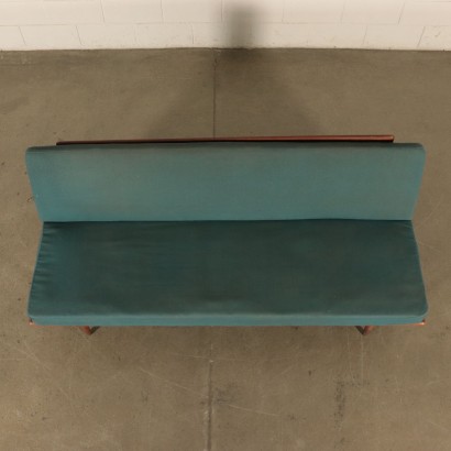 Sofa Teak, Foam and Fabric Peter Hvidt Denmark 1950s-1960s