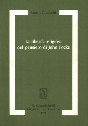 La libertà regligiosa nel pensiero di John Locke