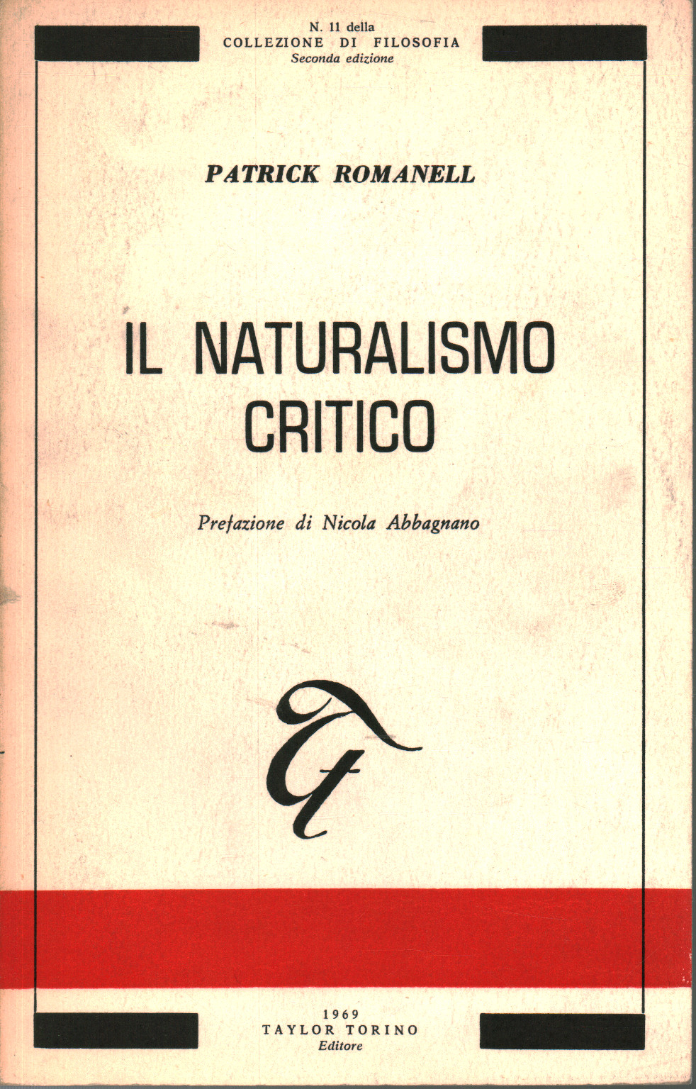 El naturalismo de la crítica, Patrick Romanell