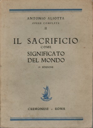 Il sacrificio come significato del mondo