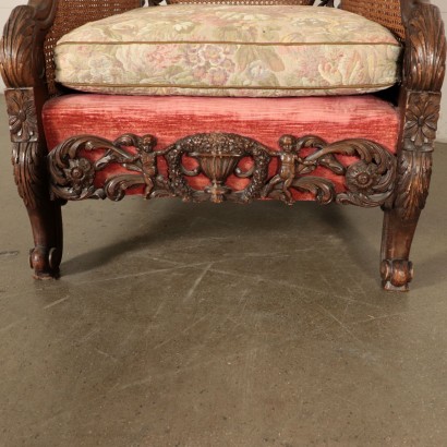 antiques, armchair, antique armchairs, antique armchair, antique Italian armchair, antique armchair, neoclassical armchair, 19th century armchair, Pair of Style Armchairs
