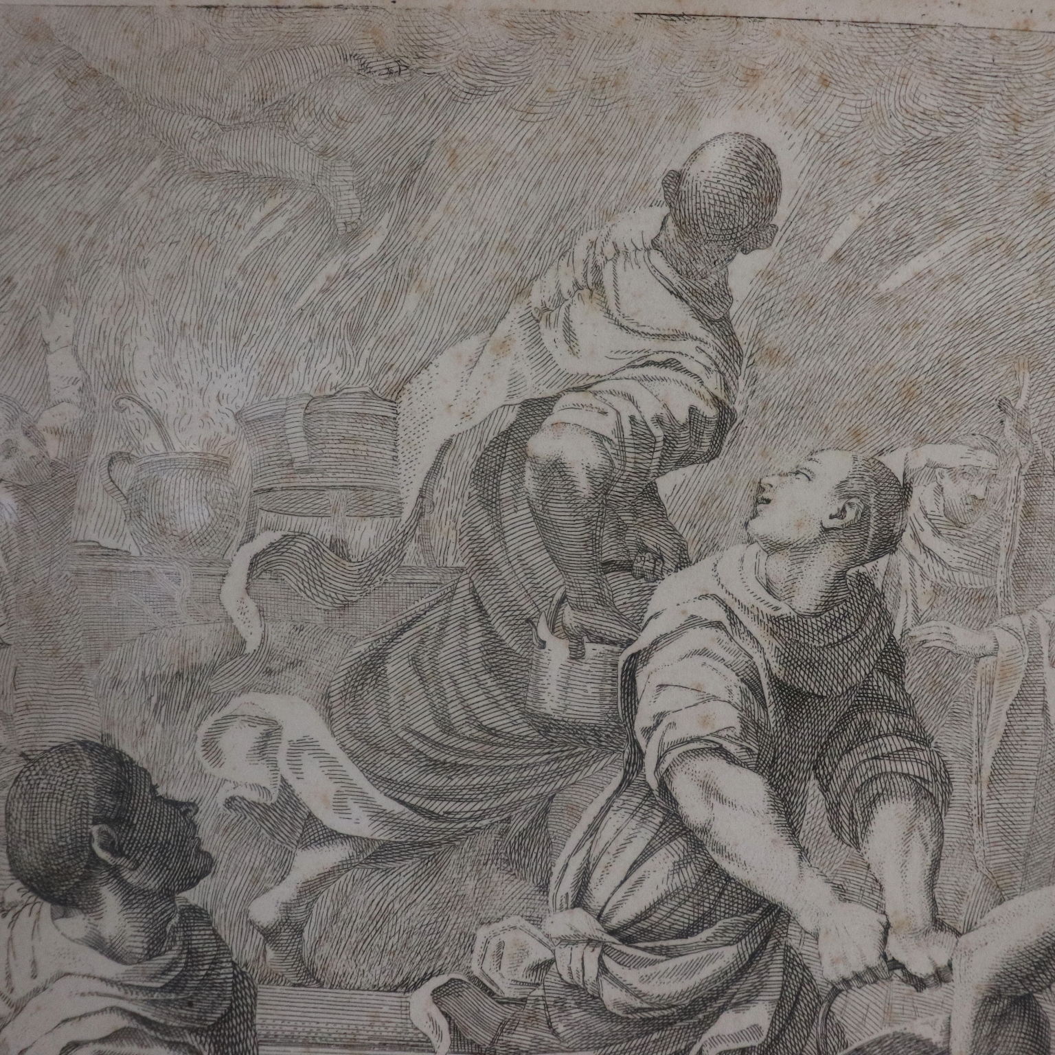 Maria Giovannini, San Benito poner el fuego en el monasterio