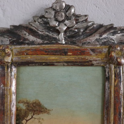Pair of landscapes in frames of the late '700