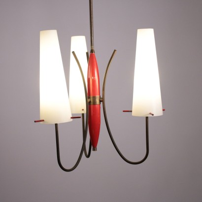 modernariato, modernariato di design, lampadario, lampadario modernariato, lampadario di modernariato, lampadario italiano, lampadario vintage, lampadario anni '60, lampadario design anni 60,Lampada Anni 60