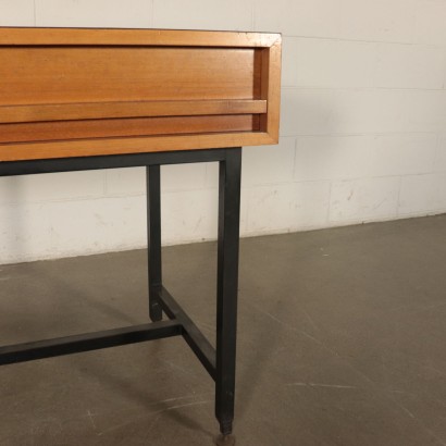 Writing Desk Tanganika Walnut Veneer Italy 1960s