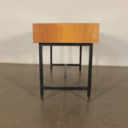 Writing Desk Tanganika Walnut Veneer Italy 1960s