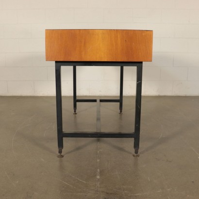 Writing Desk Tanganika Walnut Veneer Italy 1960s