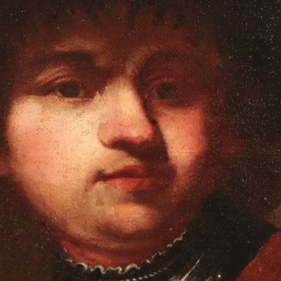 Sel-Portrait of Young Rembrandt, Copy, Oil on Canvas, 17th Century