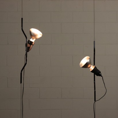 moderne Antiquitäten, Design moderne Antiquitäten, Kronleuchter, moderne antike Kronleuchter, moderne antike Kronleuchter, italienischer Kronleuchter, Vintage Kronleuchter, Klammer, Klammerlampe, Achille Castiglioni, Pio Manzù