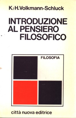 Introduzione al pensiero filosofico