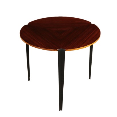 Small Table, Plywood Metaly, Italy 1950s-1960s Osvaldo Borsani, Tecno