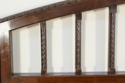 Bottega del 900, complete furnishings, room 900, neo-renaissance room, room destination Italy, Walnut room, bedroom, double bed, closet, Dresser, pair of nightstands, bed, bedside tables, bedroom of 900, room 900