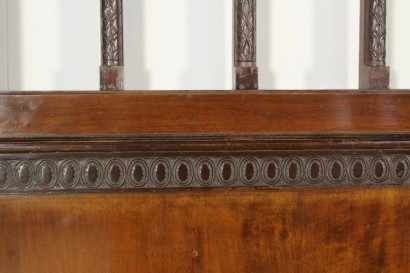 Bottega del 900, complete furnishings, room 900, neo-renaissance room, room destination Italy, Walnut room, bedroom, double bed, closet, Dresser, pair of nightstands, bed, bedside tables, bedroom of 900, room 900