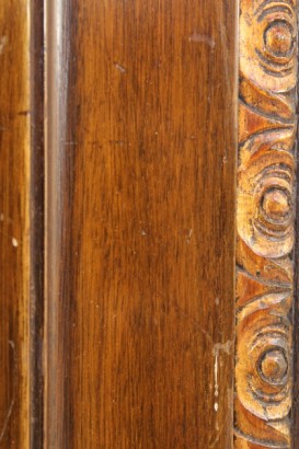 Bottega del 900, complete furnishings, room 900, neo-renaissance room, room destination Italy, Walnut room, bedroom, double bed, closet, Dresser, pair of nightstands, bed, bedside tables, bedroom of 900, room 900