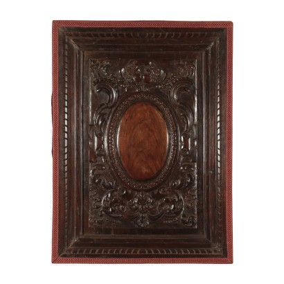 Baroque Wood Panel, Walnut, Italy 17th Century