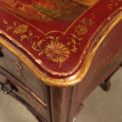 Chest Of Drawers Lacquered Chinoiserie